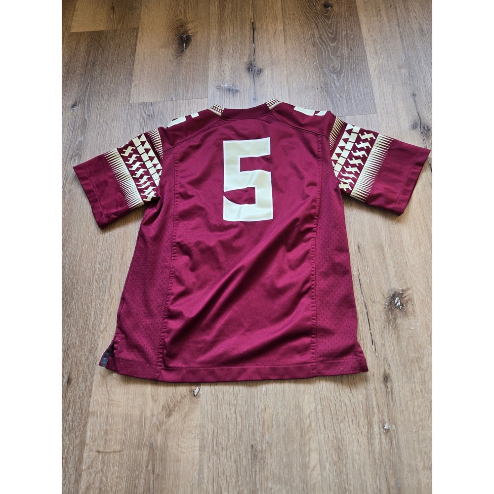 Nike Florida State Seminoles Youth Jersey Garnet FSU Football Shirt Size Small 5 - Picture 4 of 4